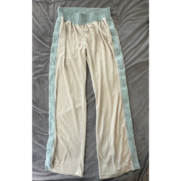FREE PEOPLE MOVEMENT Pants Womens Small Nothing But Net Tear Away Snap Side - Picture 1 of 15